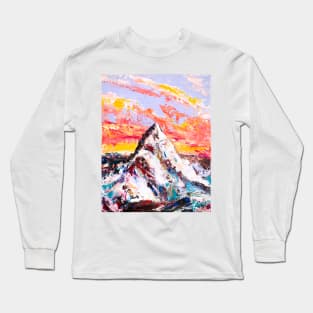 Everest. Highest Mountain on Earth Long Sleeve T-Shirt